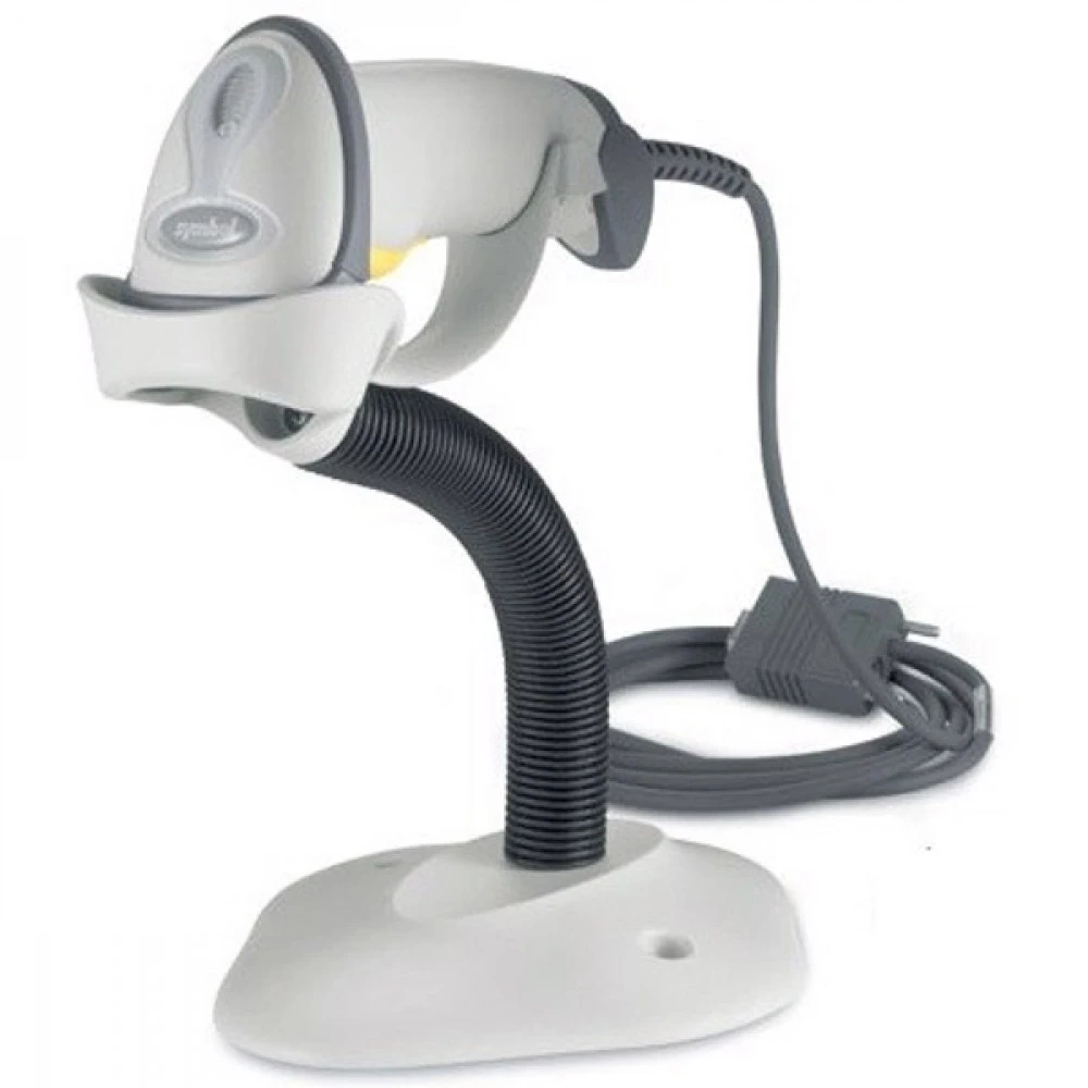 Сканер штрихкода Zebra LS2208-SR20001R Ручной проводной, 1D, USB, Белый