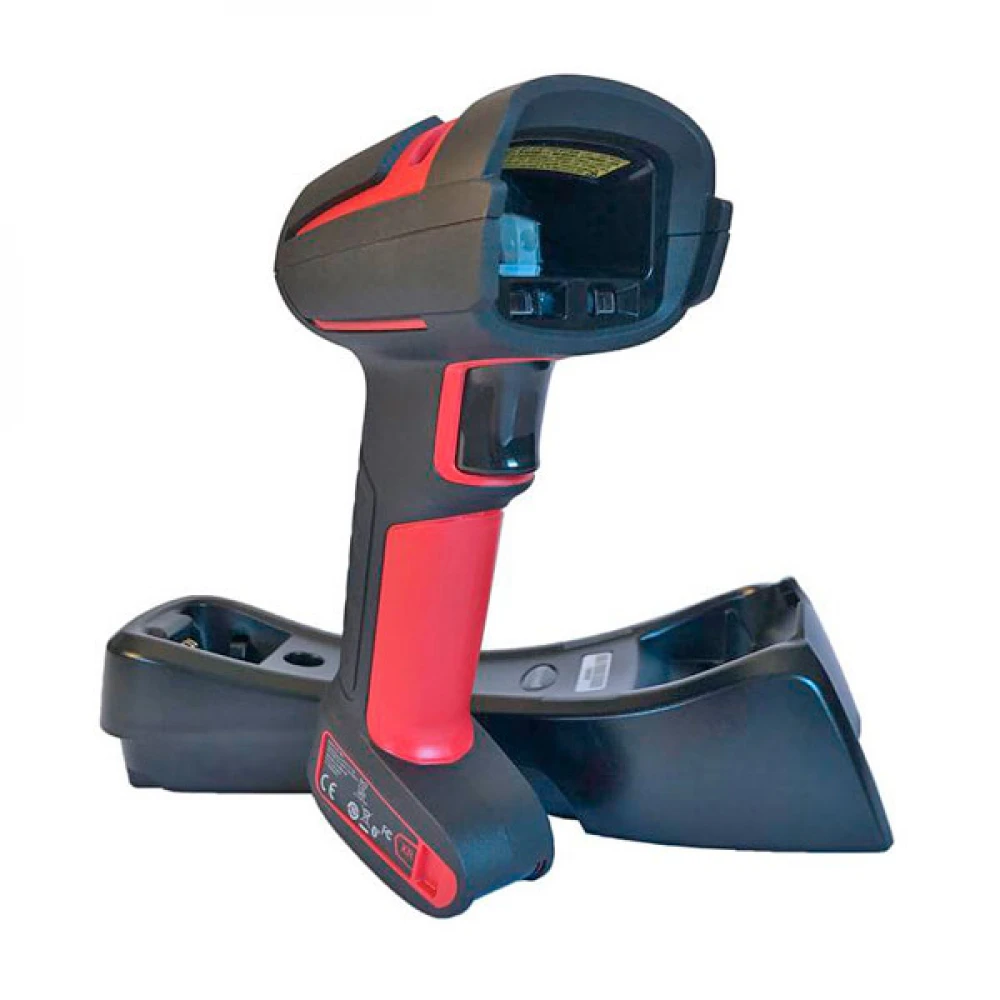 Сканер штрихкода Honeywell 1991IXR-3USB-5-R Ручной беспроводной, 2D, USB, Bluetooth, Черный-Красный, С подставкой