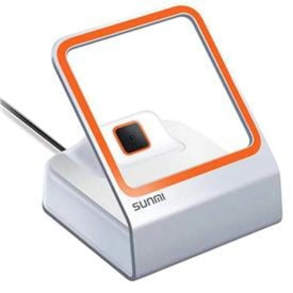 Сканер штрихкода Sunmi C10010039 Стационарный, 1D/2D, USB, Белый, Не требуется