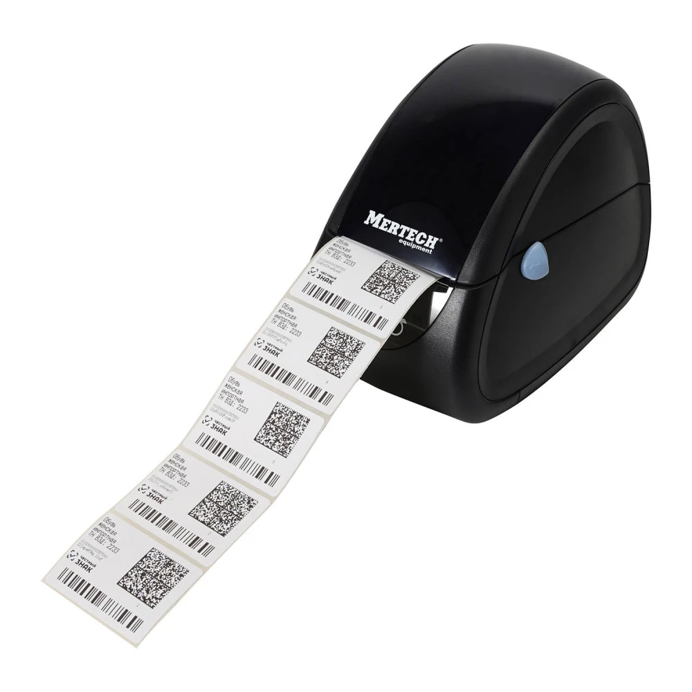 Принтер этикеток Mertech LP58 EVA RS232-USB Black Mertech4582