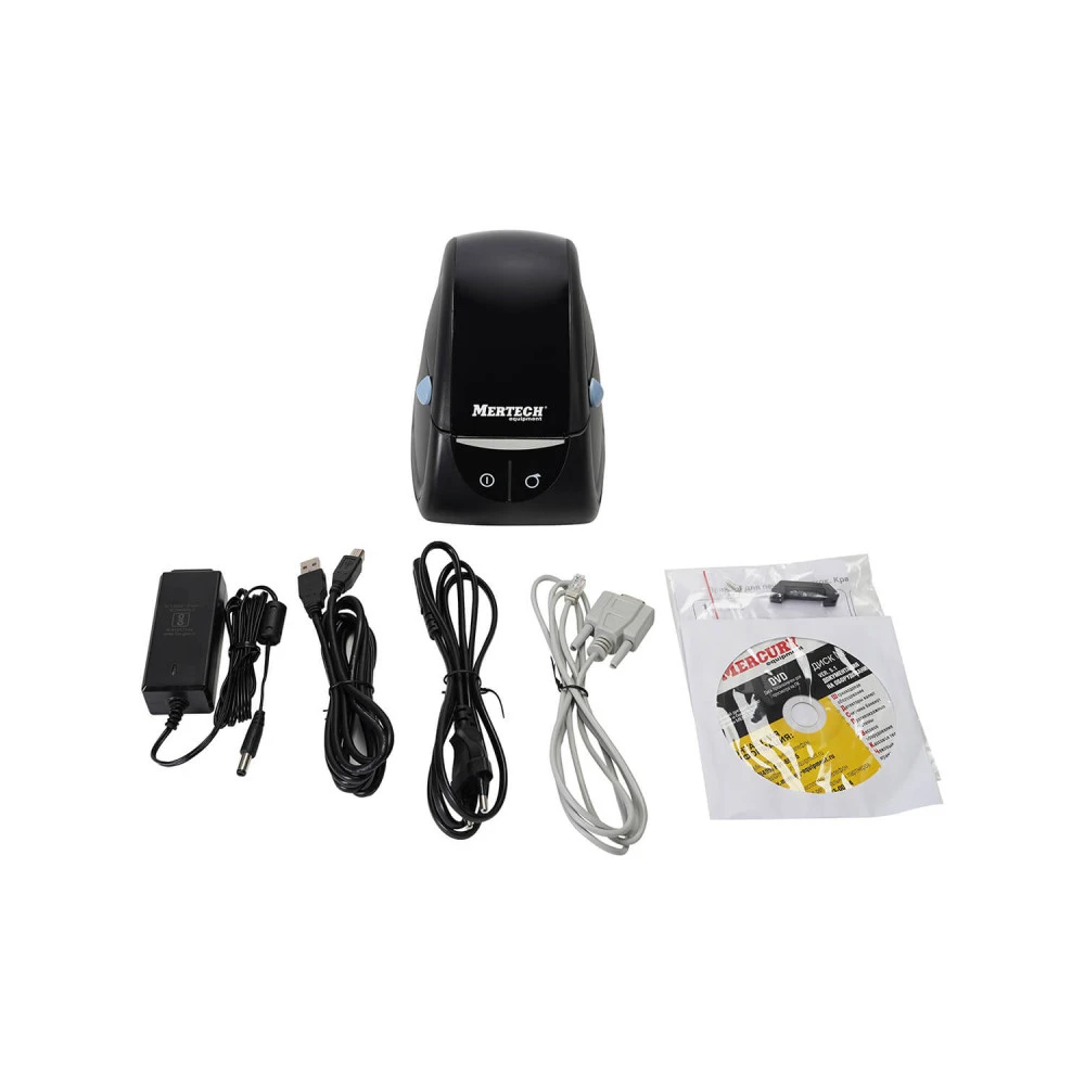 Принтер этикеток Mertech LP58 EVA RS232-USB Black Mertech4582