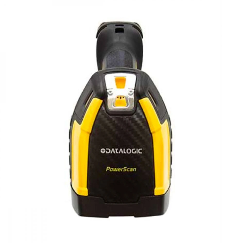 Сканер штрихкода Datalogic PM9600-SR433RBK10 Ручной беспроводной, 2D, USB, Черный-Желтый, С подставкой