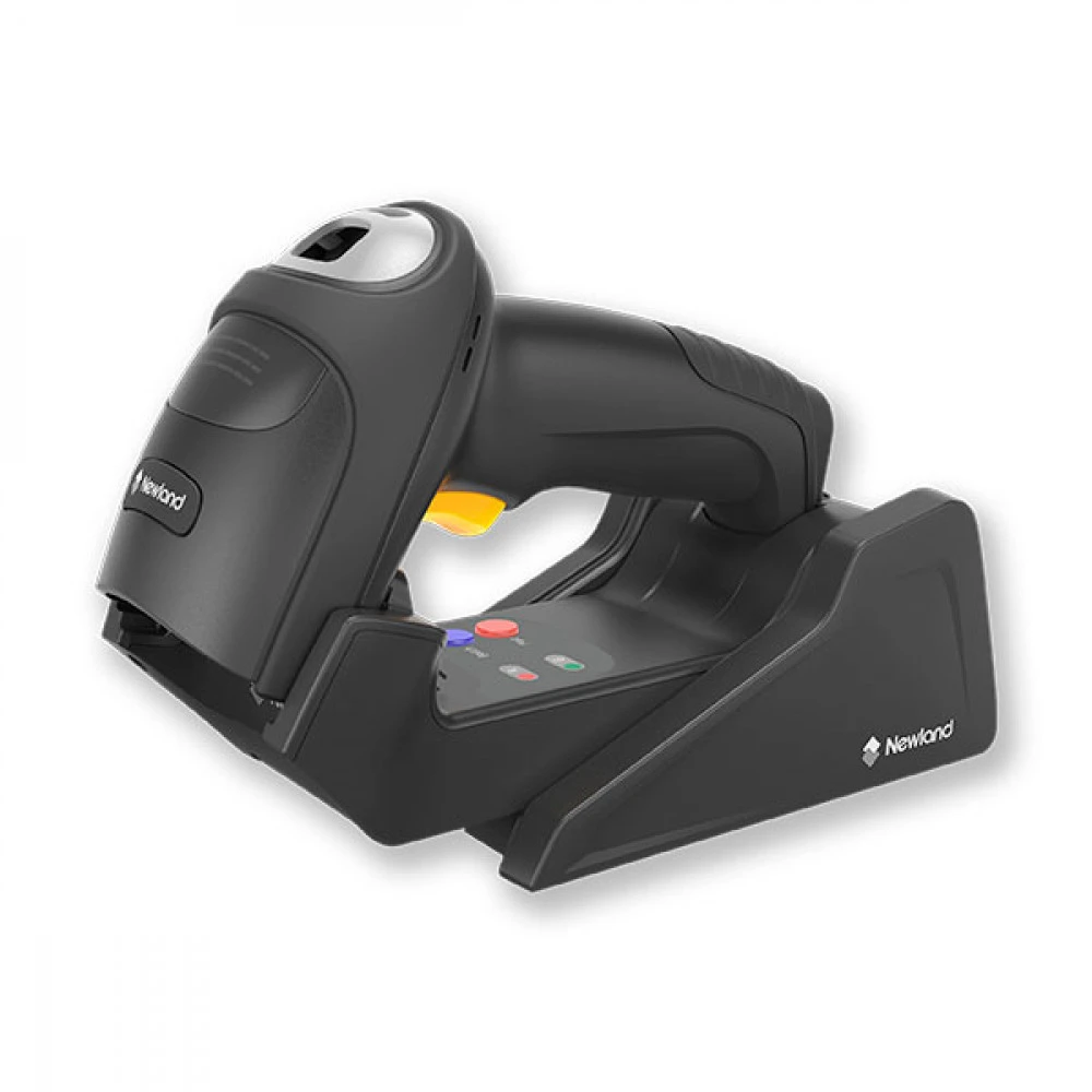 Сканер штрихкода Newland HR52 BT Bonito NLS-HR5280-BT-C(U) Ручной беспроводной, 1D/2D, USB, Bluetooth, Черный, С подставкой