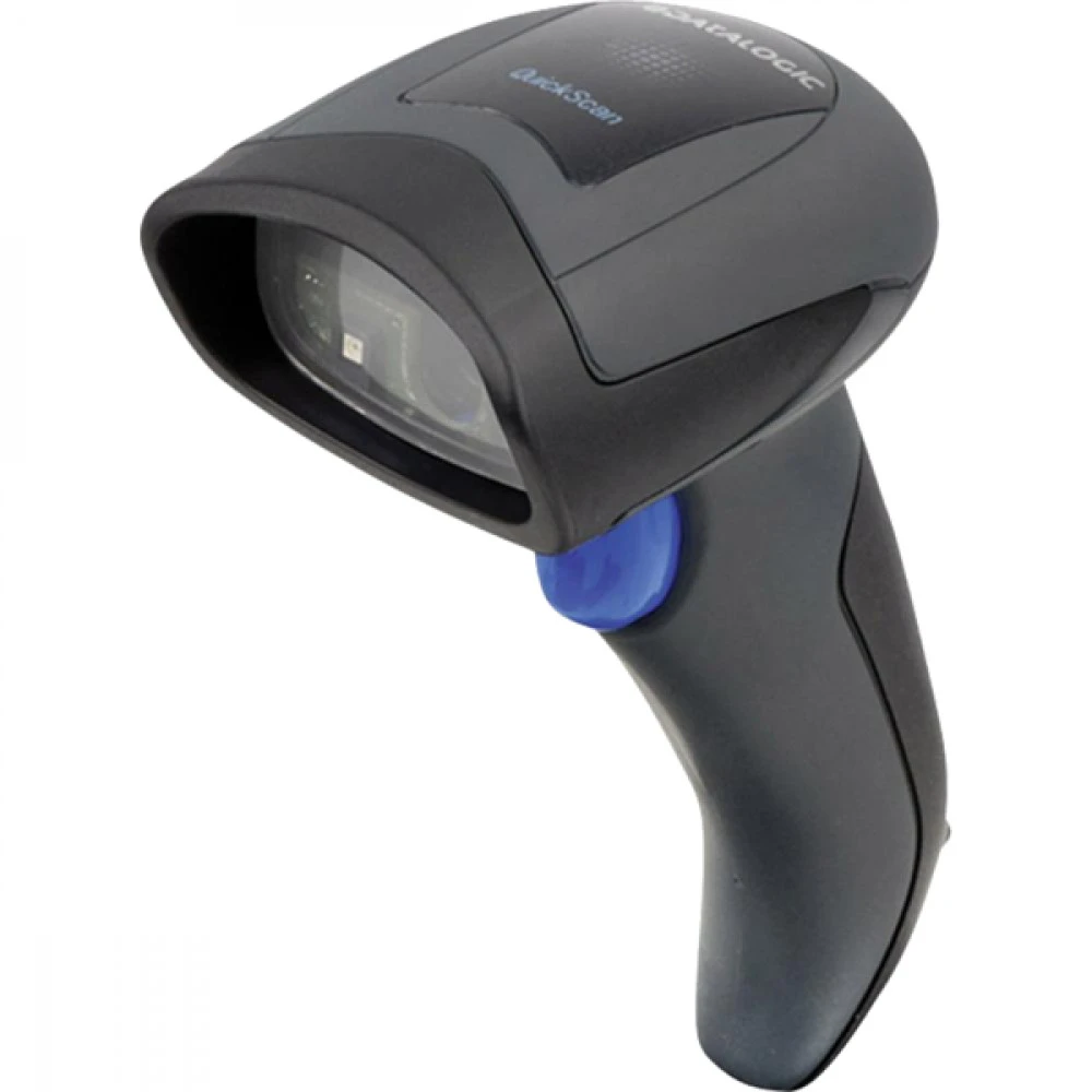 Сканер штрихкода Datalogic QuickScan QBT2430 QBT2430-BK-BTK1 Ручной беспроводной, 2D, USB, Черный, С подставкой