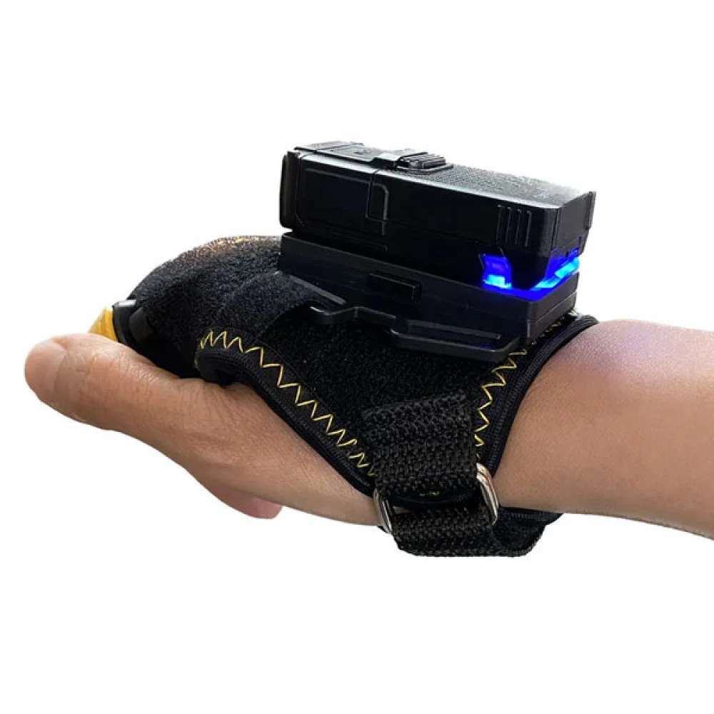 Сканер штрихкода CipherLAB Сканер-кольцо WR30 AR30SAHE00001 Ручной беспроводной, 2D, USB, Bluetooth, Черный-Желтый, Не требуется