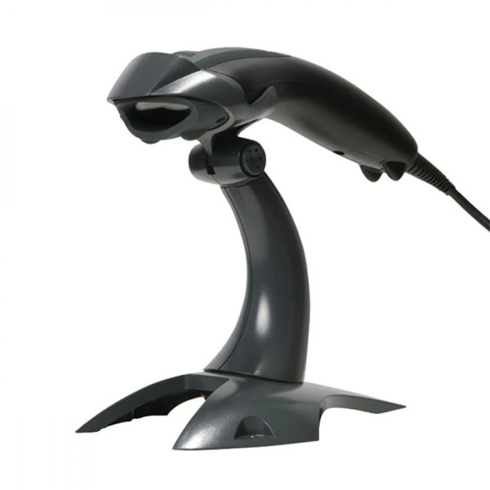 Сканер штрихкода Honeywell 1400GSR-2USB-1 Ручной проводной, 2D, USB, Черно-серый, С подставкой