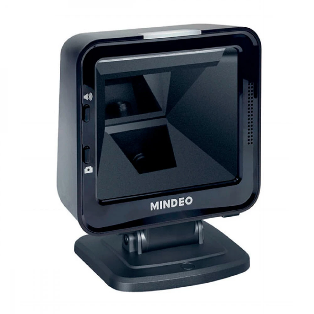 Сканер штрихкода Mindeo MP8610 USB Kit Стационарный, 2D, USB, Com (RS232), Черный, С подставкой