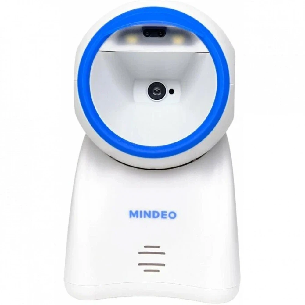 Сканер штрихкода Mindeo MP725AT WHITE MP725AT_WHITE Стационарный, 1D/2D, USB, Com (RS232), Белый, С подставкой