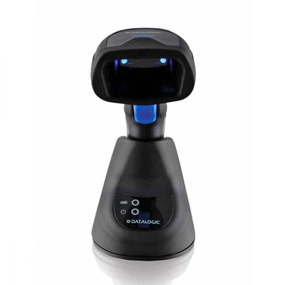 Сканер штрихкода Datalogic QuickScan I QBT2500 QBT2500-BK-BTK+ Ручной беспроводной, 2D, USB, Черный, С подставкой