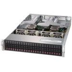 Сервер Supermicro 2029U-E1CRTP SYS-2029U-E1CRTP 2U Rack, Xeon Gold 6134, 3200 МГц, 8, 24.75, 12 x 64 ГБ, SFF 2.5", 24, 3x 800 ГБ