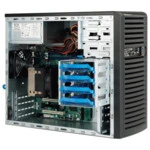 Сервер Supermicro CSE-731i-300B/X11SSL-F SMT0043 (Tower, Xeon E3-1220 v6, 3000 МГц, 4, 8, 1 x 8 ГБ, LFF 3.5", 4)