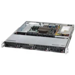Сервер Supermicro CSE-813MTQ SMR0117 1U Rack, Xeon E3-1220 v6, 3000 МГц, 4, 8, 1 x 8 ГБ, LFF 3.5", 4