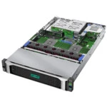 Сервер HPE Proliant DL385 Gen10 P16690-B21 2U Rack, EPYC 7262, 3200 МГц, 8, 128, 1 x 16 ГБ, LFF 3.5", 12