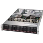 Сервер Supermicro SuperServer 2029U-E1CRT SYS-2029U-E1CRT 800754010 2U Rack, Xeon Gold 6234, 3300 МГц, 8, 24.75, 12 x 32 ГБ, SFF 2.5", 24