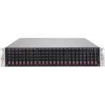Сервер Supermicro SuperServer 2029U-E1CRT SYS-2029U-E1CRT 800754010 2U Rack, Xeon Gold 6234, 3300 МГц, 8, 24.75, 12 x 32 ГБ, SFF 2.5", 24