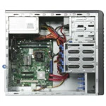 Сервер Supermicro CSE-731i-300B/X11SCL-F SMT0044 (Tower, Xeon E-2224, 3400 МГц, 4, 8, 1 x 8 ГБ, LFF 3.5", 4)