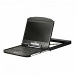KVM-переключатель ATEN Ultra Short Depth Single Rail WideScreen LCD Console CL3100NX-ATA-RG