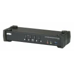 KVM-переключатель ATEN 4P USB 4K DP/F. Audio KVMP/USB3.0 Switch CS1924-AT-G