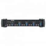 KVM-переключатель ATEN 4P USB 4K DP/F. Audio KVMP/USB3.0 Switch CS1924-AT-G
