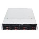 Сервер Supermicro Сервер Supermicro CSE-825TQ-R720LPB/ X10DRi-T4+ SMR0059 2U Rack, Xeon E5-2690 v3, 2600 МГц, 12, 30, 12 x 32 ГБ, SFF 2.5" + LFF  3.5", 8