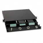 Патч-панель Hyperline FO-19BX-1U-D1-3xSLT-W120H32-EMP
