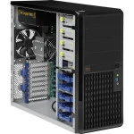 Сервер iRU Rock w9105p 2099747 Tower, Xeon Gold 5222, 3800 МГц, 4, 16.5, 1 x 32 ГБ, SFF 2.5" + LFF  3.5", 5