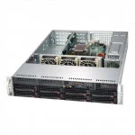 Сервер Supermicro SYS-6029P-TR SYS6029PTR6244 (2U Rack, Xeon Gold 6244, 3600 МГц, 8, 24.75, 4 x 32 ГБ, SFF + LFF  2.5" + 3.5", 8, 2x 960  ГБ)
