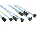 Аксессуар для сервера Supermicro Кабель SATA Set of Round Straight-Right Angle 70/59/48/38cm CBL-0180L-01