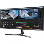 Монитор Samsung UltraWide LS34J550WQIXCI (34 ", VA, Ultra-Wide QHD 3440x1440 (21:9), 75 Гц)