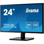 Монитор IIYAMA X2474HS-B2 23.6 ", VA, Full HD 1920x1080 (16:9), 75 Гц
