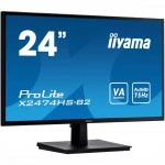 Монитор IIYAMA X2474HS-B2 23.6 ", VA, Full HD 1920x1080 (16:9), 75 Гц