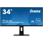 Монитор IIYAMA XUB3493WQSU-B1 (34 ", IPS, Ultra-Wide QHD 3440x1440 (21:9), 75 Гц)