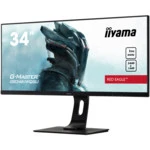 Монитор IIYAMA Red Eagle G-MASTER GB3461WQSU-B1 (34 ", IPS, Ultra-Wide QHD 3440x1440 (21:9), 144 Гц)