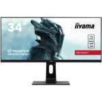 Монитор IIYAMA Red Eagle G-MASTER GB3461WQSU-B1 (34 ", IPS, Ultra-Wide QHD 3440x1440 (21:9), 144 Гц)