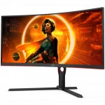 Монитор AOC CU34G3S CU34G3S/BK (34 ", VA, Ultra-Wide QHD 3440x1440 (21:9), 165 Гц)
