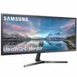 Монитор Samsung LS34J550WQRXEN (34.1 ", VA, Ultra-Wide QHD 3440x1440 (21:9), 75 Гц)