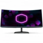 Монитор Cooler Master CMI-GM34-CWQA-EK (34 ", VA, Ultra-Wide QHD 3440x1440 (21:9), 144 Гц)