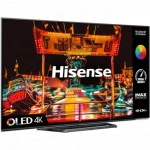 Телевизор Hisense Smart 4K UHD OLED 65A85H (65 ", Smart TV, Черный)