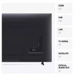 Телевизор LG 43UR78006LK 43UR78006LK.ARUB (43 ", Smart TV, Черный)