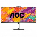 Монитор AOC CU34V5CW/BK CU34V5C/BK 34 ", VA, Ultra-Wide QHD 3440x1440 (21:9), 100 Гц