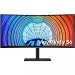 Монитор Samsung ViewFinity S6 LS34A650UBIXCI (34 ", VA, Ultra-Wide QHD 3440x1440 (21:9), 100 Гц)