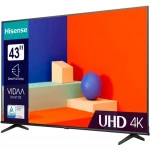 Телевизор Hisense 43A6K (SMART UHD) (43 ", Smart TV, Черный)
