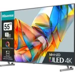 Телевизор Hisense 55U6KQ 55 ", Smart TV, Серый