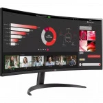 Монитор LG UltraWide 34WR50QC-B (34 ", VA, Ultra-Wide QHD 3440x1440 (21:9), 100 Гц)