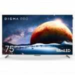 Телевизор Digma PRO 75Q 75 ", Smart TV, Черный