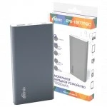 Внешний аккумулятор (Power Bank) Ritmix RPB-10977PQC 10000mAh RPB-10977PQC Gray (10000 мАч, Серый)