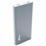 Внешний аккумулятор (Power Bank) Ritmix 10977PQC 12000mAh RPB-12077P (12000 мАч, Серебро)