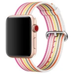 Аксессуары для смартфона Apple Ремешок 42mm Pink Stripe Woven Nylon MRHD2ZM/A