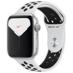 Apple Watch Nike Series 5 GPS 44mm Silver Aluminium Case with Pure Platinum/Black Nike Sport Band MX3V2GK/A
