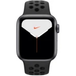 Apple Watch Nike Series 5 GPS, 40mm Space Grey Aluminium Case with Anthracite/Black Nike Sport Band MX3T2GK/A
